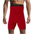 thumbnail image 1 of Paiwinds Men’s High-Waist Fitness Tight Shorts Double-Layer Hip Compression Quick-Dry Polyester for Running Workouts, 1 of 7