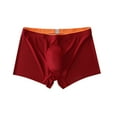 thumbnail image 1 of Paiwinds Men's Ice Silk Boxers, Traceless Loose Frivolous Breathable Underwear, Seamless Lightweight, Loose Fit for Hot Days and Lounging, 1 of 4