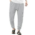 thumbnail image 1 of Paiwinds Men's Lightweight Athletic Pants with a Flexible Elastic Waist, Breathable Cuffed Ankle Design and Unrestricted Movement for Warm Weather Sports and Activities, 1 of 6