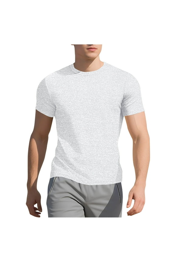 Men’s Long Sleeve Base Layer Top Nylon-Spandex Quick-Dry,Casual Gym Running Outdoor,S-3XL 5 Colors