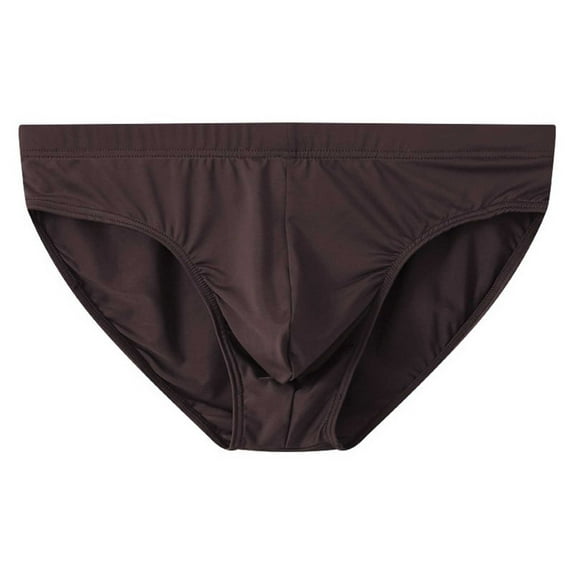 Paiwinds Men's Mid-Rise Briefs, Solid Color Breathable Underwear, Made from Nylon and Spandex, Ventilated Slim Fit for Daily Wear or Workouts