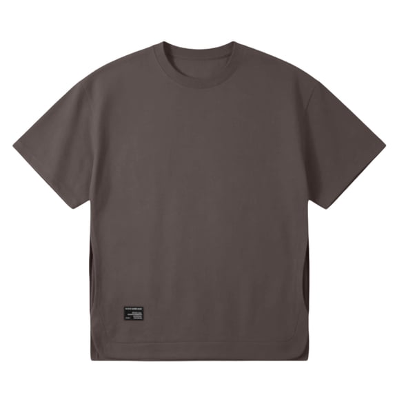 Paiwinds Men's Multi Pocket T-Shirt Short Sleeve Loose Fit Casual Crew Neck Top with Side Utility Pockets & Minimalist Graphic Tee