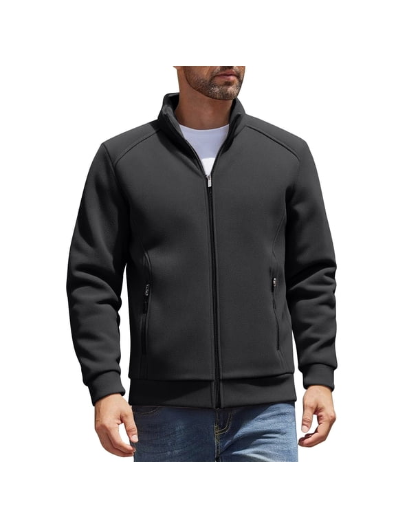 Men's Premium Woolen Blend Jacket with Turn-Down Collar and Multi-Functional Pockets - Perfect for Smart Casual Events, Seasonal Transitions, and Refined Leisure Activities