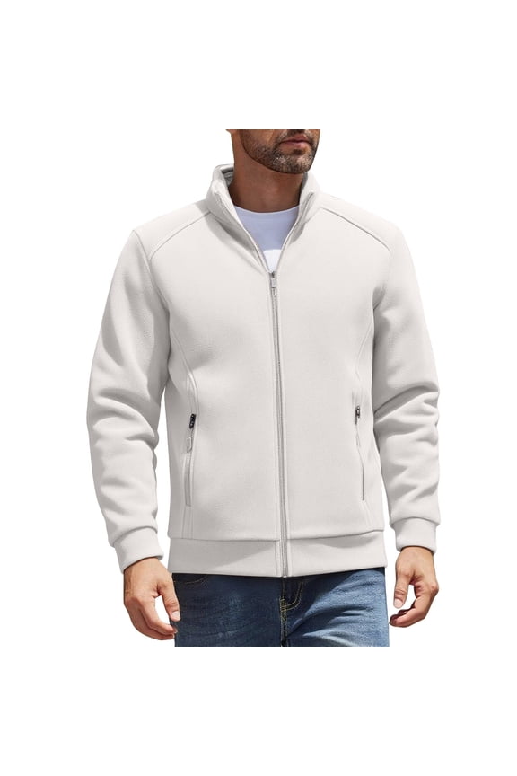 Men's Premium Woolen Blend Jacket with Turn-Down Collar and Multi-Functional Pockets - Perfect for Smart Casual Events, Seasonal Transitions, and Refined Leisure Activities