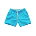 thumbnail image 1 of Paiwinds Men's Quick Dry Beach Shorts Loose Fit Drawstring Elastic Waist Summer Swim Trunks, 1 of 9