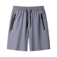 thumbnail image 1 of Paiwinds Men's Quick Dry Half Shorts with Zipper Pockets Nylon Spandex Elastic Waist Drawstring Chino Style, 1 of 6