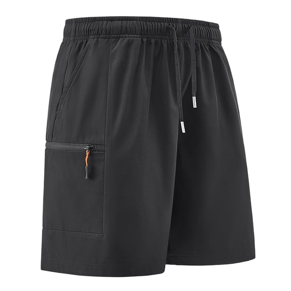 Paiwinds Men’s Quick-Dry Workwear Cargo Shorts with Multiple Pockets & Elastic Drawstring for Hiking Fishing Travel Beach Outdoor Activities
