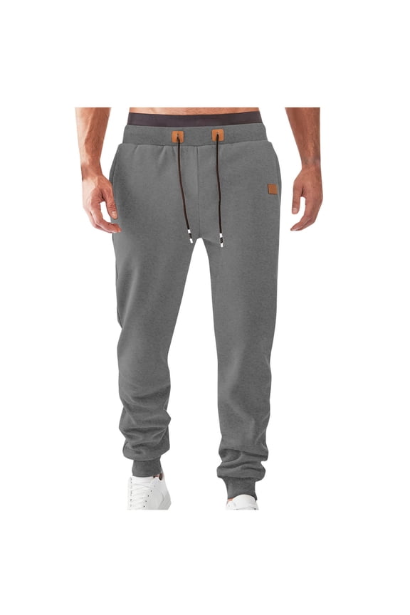 Men's Slim Leg Girlfriend Pants Elastic Warm Fleece Lined with Thick Bottom for Cold Weather, Casual Winter Wear, Everyday Comfort Activities and Seasonal Protection