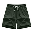 thumbnail image 1 of Paiwinds Men's Solid Quick Dry Board Shorts Elastic Waist Drawstring Summer Beach Swim Trunks, 1 of 9