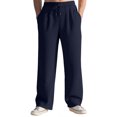 thumbnail image 1 of Paiwinds Men's Striped Straight-Leg Sport Pants with Drawstring Waist for a Classic Athletic Look and Casual Wear, 1 of 9
