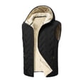 thumbnail image 1 of Paiwinds Men's Stylish Hooded Fleece Vest Full Zip Front Plush Berber Fabric Comfort Fit Outdoor Activities Casual Wear Easy Layering Cool Climate Versatile All-Day Comfort, 1 of 9