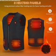 thumbnail image 1 of Heating vest, USB charging electric heating jacket outdoor motorcycle riding, 1 of 5