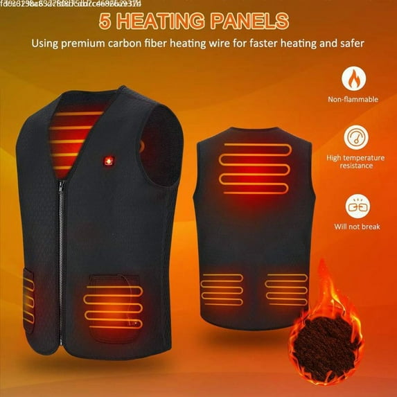 Heating vest, USB charging electric heating jacket outdoor motorcycle riding
