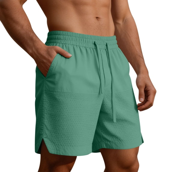 Paiwinds Men's Summer Dry Shorts Casual Sports Quick Dry Mesh Breathable Relaxed Fit Basketball Beach Shorts with Pockets