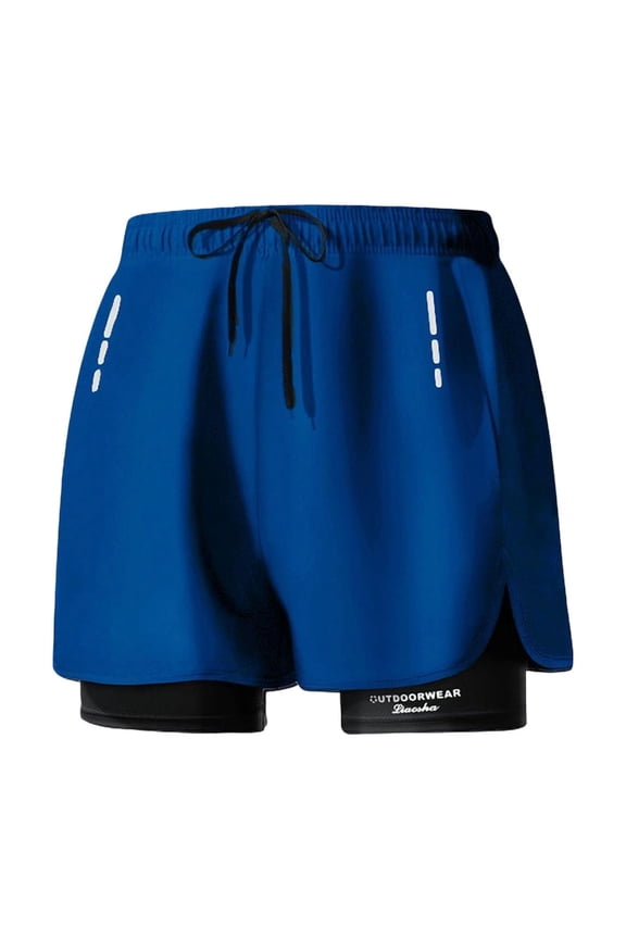 Men's Swim Trunks Quick Dry Awkward Proof Flat Angle Beach Shorts Loose Fit Comfortable for Swimming Pool Hot Spring Vacation