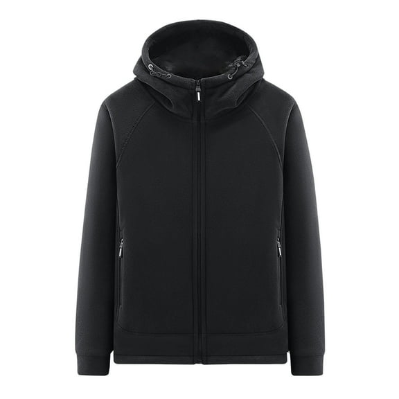 Paiwinds Men's Trail-Ready Mountaineering Jacket with Full-Zip Hooded Design and Utility Pockets - Built for Backcountry Trekking, Summit Hikes, and Wilderness Exploration