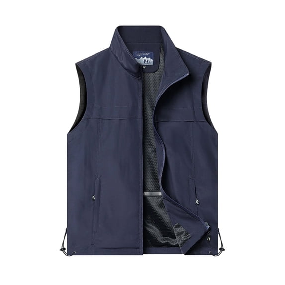 Paiwinds Men's Utility Vest Multiple Pockets Mesh Lining Breathable Design Outdoor Photography Casual Wear Lightweight Comfort Storage Solutions for Active Lifestyles