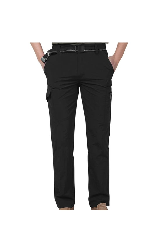 Men's Work Style Casual Shirt with Elastic Waist, Functional Design for Daily Use, Comfortable for Various Activities