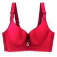 thumbnail image 1 of Paiwinds Plus Size Women's Wirefree Seamless Bra, Smooth Fabric Full Coverage Side Support for Comfort & Lift, Everyday Wear, 1 of 8