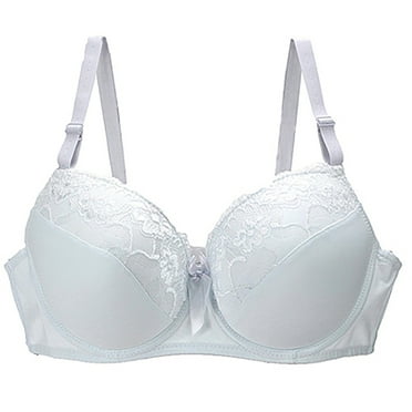 Paiwinds Savings Clearance Women's Sexy Seamless Push Up Lace Sports Bra Comfortable Breathable Base Tops Underwear White