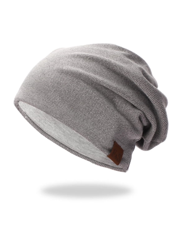 Unisex Knitted Beanie Hat Slouchy Skull Cap for Men Women, Soft Lightweight Winter Headwear, Casual Hip Hop Street Style, One Size Fits Best-Selling