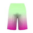 thumbnail image 1 of Paiwinds Women Casual Printed Ombre Elastic Drawstring Shorts Home Sleep Bermuda Shorts with Side Pockets Fringe Mid Rise, 1 of 8