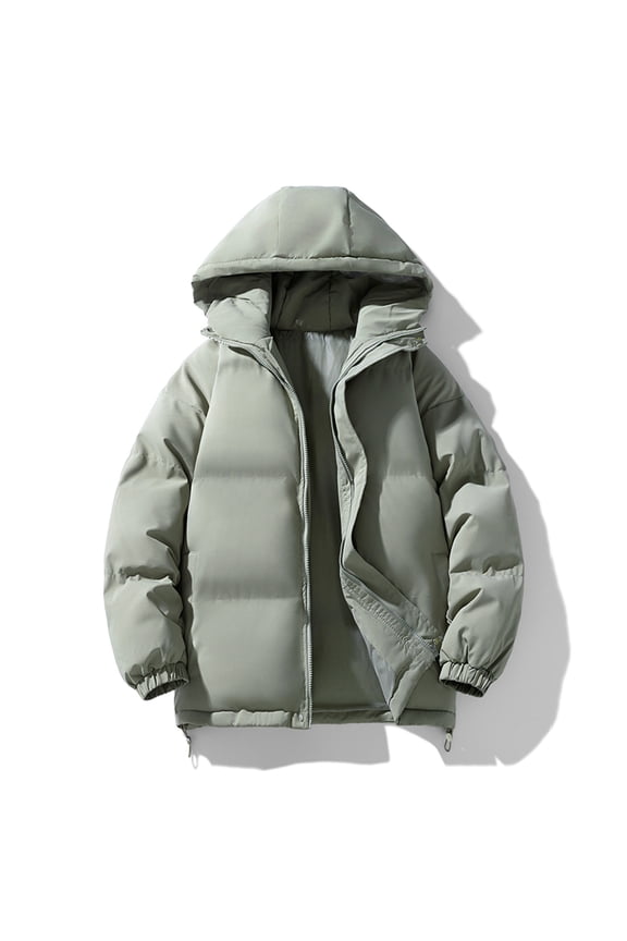 Women's Casual Solid Color Sports Coat with Zipper Hooded Design and Thick Fleece Lining, Long Sleeve Jacket for Outdoor Activities