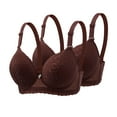 thumbnail image 1 of Paiwinds Women's Embroidered Underwire Bra, Lace Comfortable Breathable Gathered Bra for Everyday Wear, Fashion Support Underwear, 1 of 8