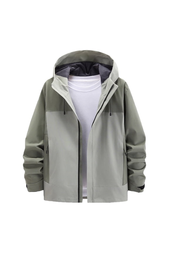 Waterproof Windbreaker Hooded Jacket for Hiking and Travel, Lightweight Packable Long Sleeve Raincoat for Outdoor Adventures