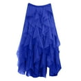 thumbnail image 1 of Paiwinds Women's Fashionable Spring Summer Solid Color High Waist Pull-On Long Skirt, Soft Stretchy Polyester Spandex for Casual Birthday, 1 of 9