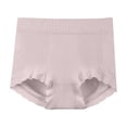 thumbnail image 1 of Paiwinds Women‘s High Waist Modal Cotton Seamless Briefs - Ribbed Peach Butt Shape with Wavy Edge, Comfortable Stylish Fit for Daily Wear, One Size, 1 of 2