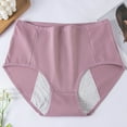 thumbnail image 1 of Paiwinds Women’s High Waist Period Panties, Leak-proof Cotton Gusset Briefs, Comfortable & Breathable for Menstrual Protection, Size M-3XL, 1 of 4