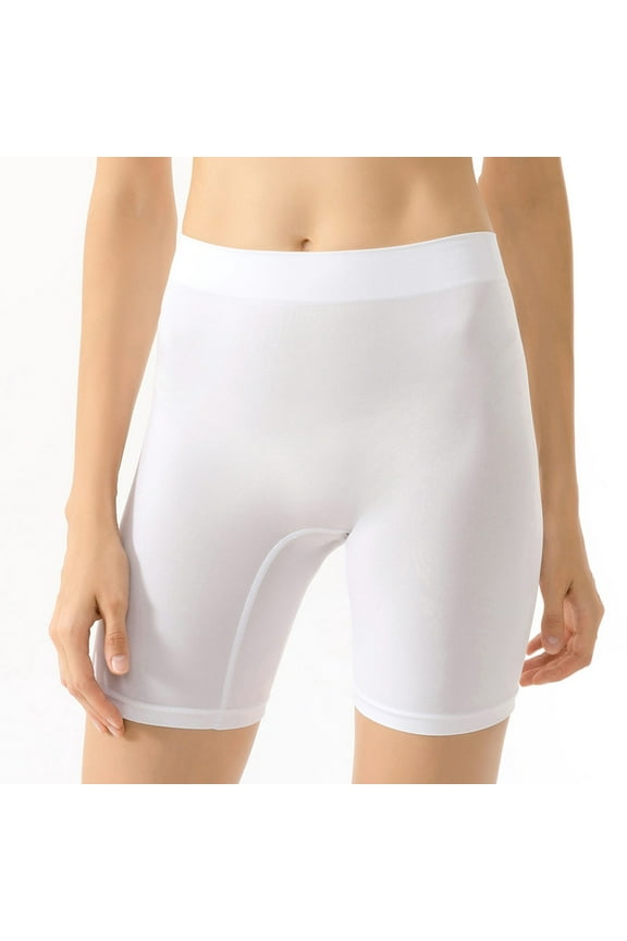 Women‘s High Waist Seamless Boxer Briefs - Butt Lifting & Shaping Underwear, Smooth Nylon Spandex Blend for a No-Show Look Under Clothing