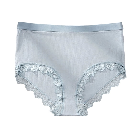 Paiwinds Women's High Waist Thong Panties - Seamless Lace Underwear for a Sleek Appearance, Breathable Polyester Spandex Blend for All-Day Comfort