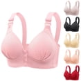 thumbnail image 1 of Paiwinds Women's Front Closure Nursing Bra - Wirefree Plus Size Bralette with Adjustable Straps, Comfortable Everyday Underwear for Breastfeeding & Daily Wear, 1 of 9