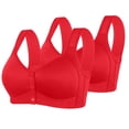 thumbnail image 1 of Paiwinds 2-Pack Sports Bras for Women Large Size Wireless Comfortable Breathable Daily Seamless Underwear, 1 of 6