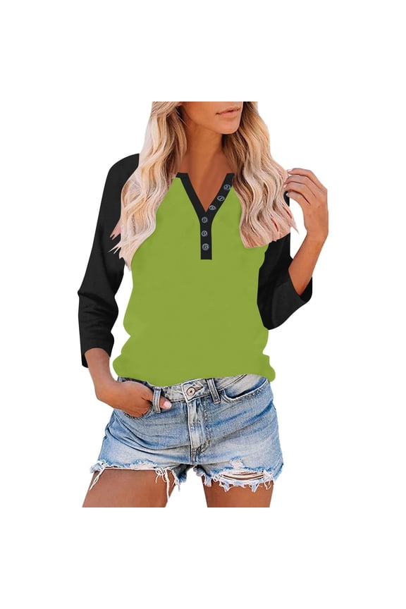 Women's Long Sleeve V-Neck Blouse, Elegant Button Up Design for Office Wear Formal Occasions and Polished Casual Looks, Soft Breathable