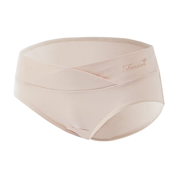 Paiwinds Women‘s Low Waist Maternity Underwear, Seamless Oversized Panties for Pregnant Women, Soft Nylon Spandex Blend for Comfort, Size M-4XL