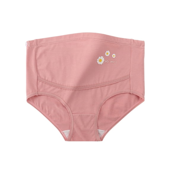 Paiwinds Women’s Maternity Underwear, High Waist Stripe Cotton Panties, Breathable Support for Pregnancy Comfort, Plus Size, Size M-4XL
