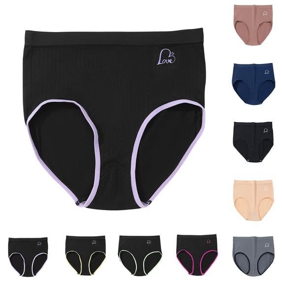 Paiwinds Women‘s Plus Size High Waist Seamless Shaping Briefs - Tummy Control & Butt Lift Effect, Breathable Fabric for a Smooth Silhouette Under Clothes