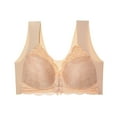 thumbnail image 1 of Paiwinds Women's Front Closure Bra - Plus Size Lace Vest Style Wireless Bra for Post-Surgery & Sleep, Comfortable Everyday Underwear, 1 of 9