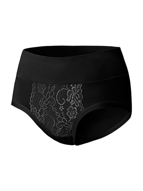 Women‘s Postpartum High Waist Cotton Briefs - Abdominal Support & Hip Lifting Underwear with Embossed Pattern, Wide Size Range for Comfortable Recovery