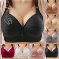 thumbnail image 1 of Paiwinds Women's Printed Wireless Bra - Plus Size Comfortable Breathable Push Up No Underwire Bra for Daily Wear, Multiple Colors & Sizes XS-4XL, 1 of 6