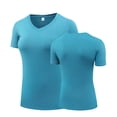 thumbnail image 1 of Paiwinds Women's Round Neck Long Sleeve Top Casual Solid Color Blouse Soft Nylon Spandex Stretchy, 1 of 9