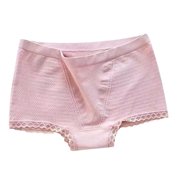 Paiwinds Women's Seamless Lace Midwaist Briefs - Breathable Underwear with Cotton Crotch for Comfort, Belly Lift & Hip Enhancing Panties