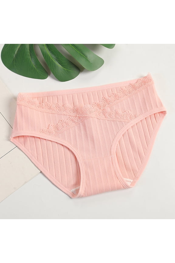 Women’s Solid Color Low Waist Maternity Briefs, Ventilated Cotton with Abdominal Support for Pregnancy, Comfortable Under Bump Fit, Size M-3XL