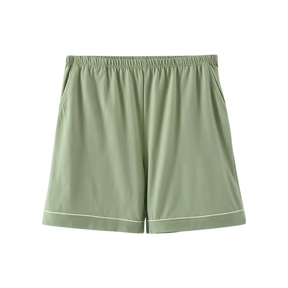 Paiwinds Women's Sports Casual High Waist Pocket Shorts, Elastic Waist, Loose Fit Cotton Shorts, Multiple Colors.