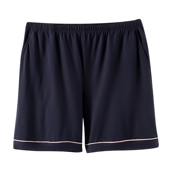 Paiwinds Women's Sports Casual High Waist Pocket Shorts, Elastic Waist, Loose Fit Cotton Shorts, Multiple Colors.