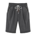 thumbnail image 1 of Paiwinds Women's Summer 5-Inch Shorts with Pockets, Elastic Waist Button Front, Straight Leg Casual Shorts, Lightweight, Multiple Colors., 1 of 9