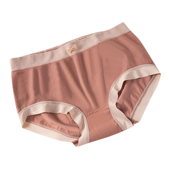 Paiwinds Women's Sweet Lace Seamless Mid-Waist Briefs - Alluring & Breathable Nylon Spandex Panties with Antimicrobial Protection, One Size Fits All